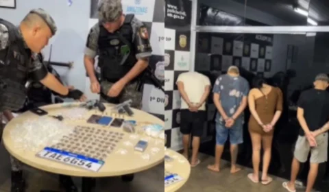 Polícia Militar desmantela quadrilha e recupera materiais de roubo a joalheria em manaus