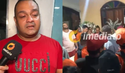 Familiares e amigos prestam últimas homenagens a gari brutalmente assassinado em Manaus