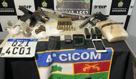 PMAM prende homem com armas, munições e drogas no Zumbi dos Palmares