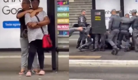 Vídeo: Mulher é feita refém emponto de ônibus na Avenida Paulista em SP