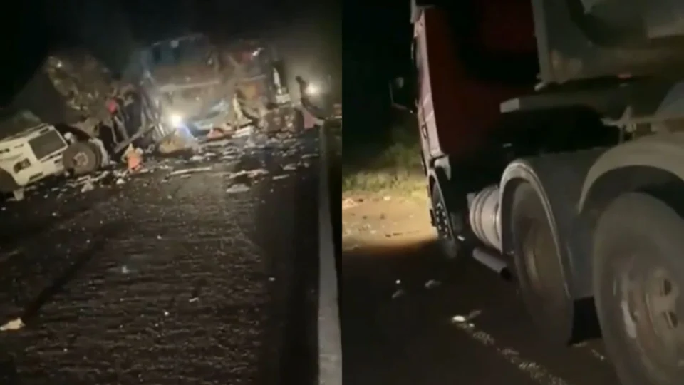 Vídeo: Colisão entre três veículos deixa cinco mortos e 21 feridos na BR-110