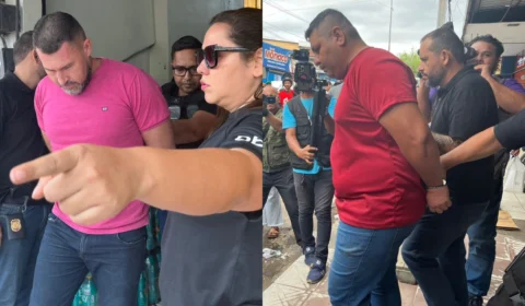 Empresário e segurança são presos suspeitos de espancar funcionário em Manaus