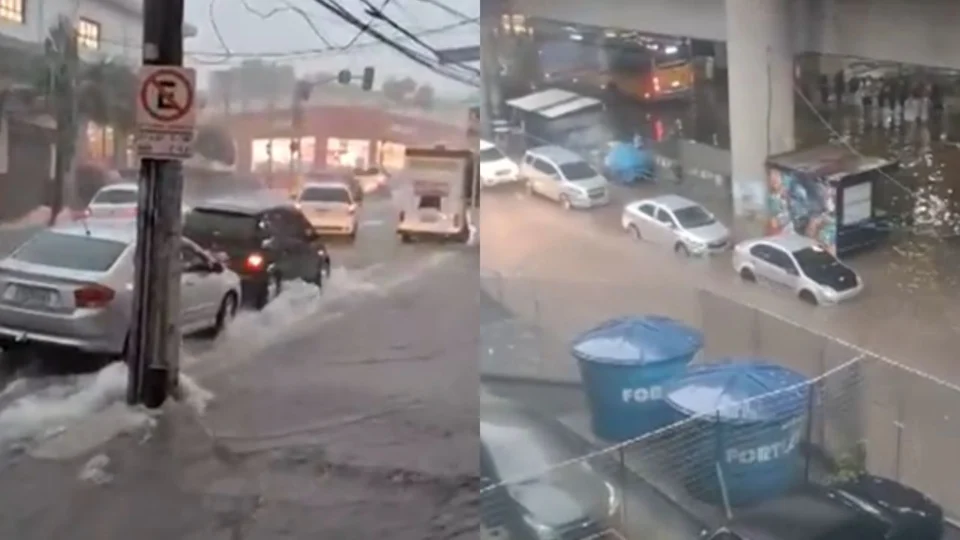 Tempestade provoca caos no Rio de Janeiro e São Paulo com alagamentos e ventos fortes