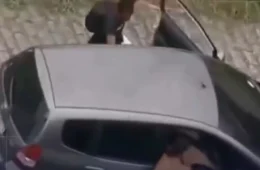 Vídeo: PM de folga é morto e corpo é jogado em carro ladeira abaixo no Quitungo