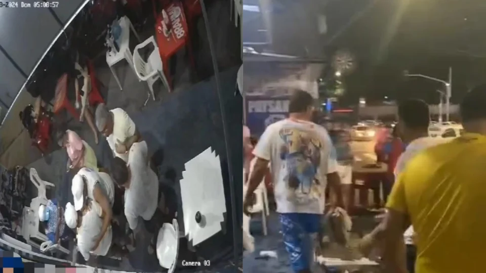 Torcida do Remo invade bar do Paysandu em Manaus e gera batalha violenta entre rivais