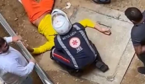 Detento pula de prédio durante tentativa de fuga no Fórum Henoch Reis, em Manaus