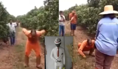 VÍDEO: Homem é “possuído” pelo após mexer em oferenda