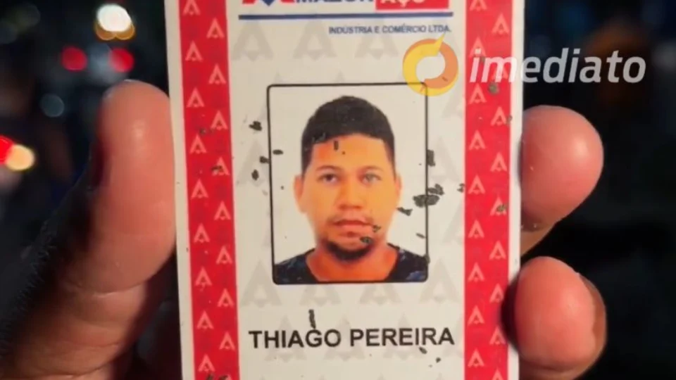 Trabalhador fica gravemente ferido após acidente em frente ao Hospital João Lúcio