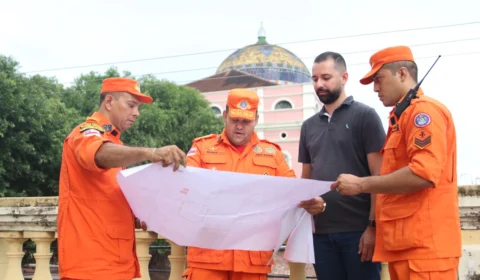 Réveillon do Largo: Corpo de Bombeiros realiza vistoria final dos fogos de artifício
