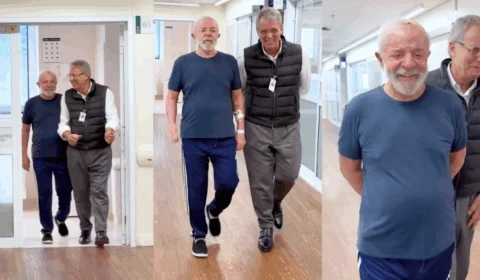 Lula publica vídeo caminhando no hospital e tranquiliza população sobre sua recuperação