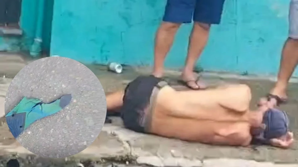 Vídeo: Molecada joga ‘catolé’ e homem sofre grave ferimento no Grande Vitória
