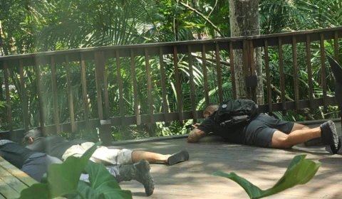 Tiroteio em shopping: veja como ficou o local após confronto e roubo cometido por criminosos