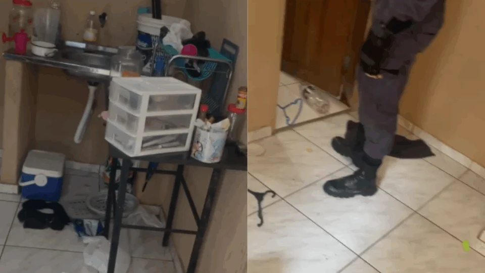 VÍDEO: polícia expulsa criminosos que haviam tomado posse de casa no bairro Santo Agostinho