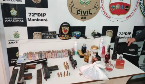 Dupla faz empresário com família reféns e rouba R$ 15 mil de comércio no Amazonas