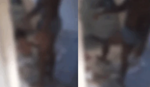 IMAGENS FORTES: pai espanca filho autista e madrasta aciona a polícia