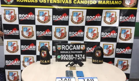 Rocam prende dois suspeitos e apreende arma e motos roubadas em ação na zona centro-oeste de Manaus