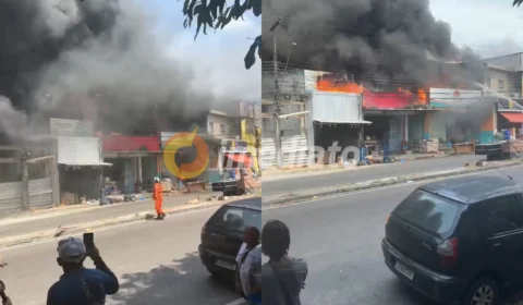 Incêndio em distribuidora de bebidas alcoólicas foi o estopim de incêndio no Fuxico