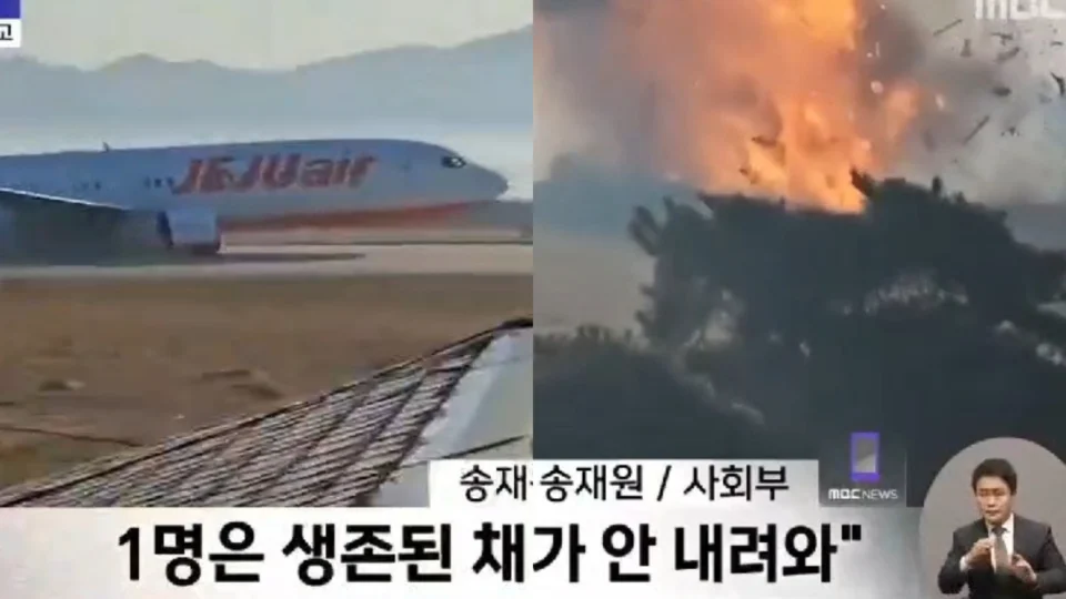 Avião com 181 pessoas explode após pouso na Coreia do Sul; 179 Morrem