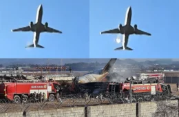 Vídeo: Incêndio no motor precede queda de avião que matou 179 pessoas na Coreia do Sul