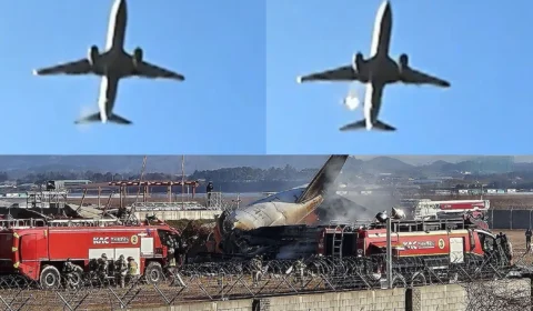 Vídeo: Incêndio no motor precede queda de avião que matou 179 pessoas na Coreia do Sul