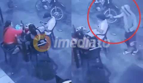 Vídeo registra momento em que homem é morto a tiros em bar no Amazonas