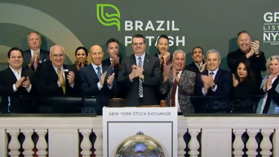 Brazil Potash abre capital na Bolsa de Nova York e avança no mercado internacional