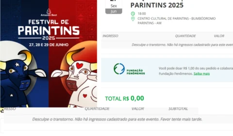 Ingressos para o Festival de Parintins 2025 esgotam em menos de uma hora após início das vendas