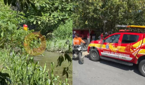 Bombeiros e familiares procuram por homem após cair em igarapé no Nova Cidade