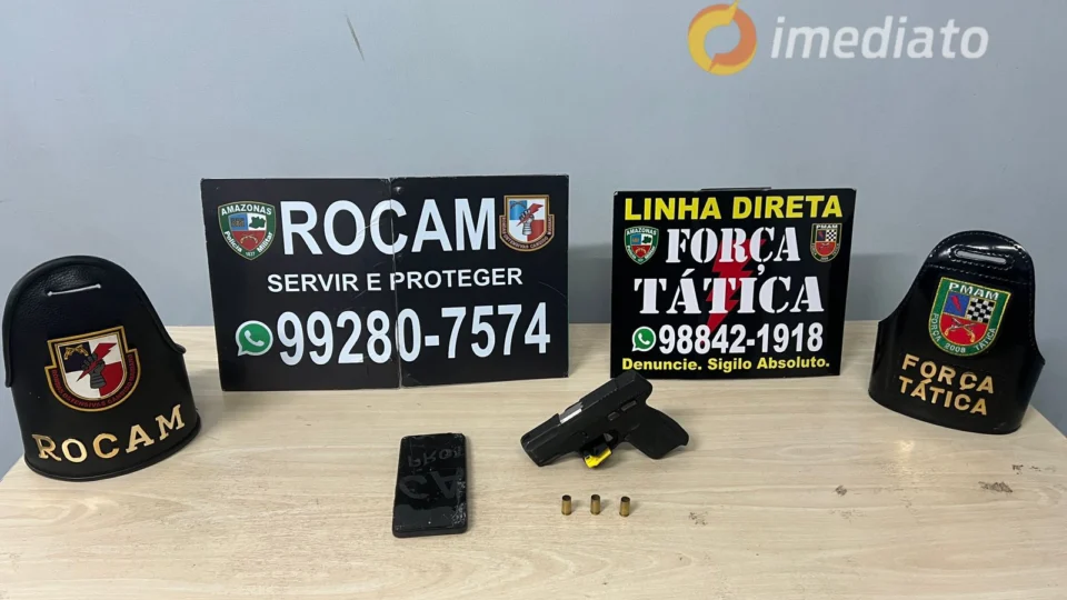 Homem é preso pela ROCAM após disparos para o alto no dia de Natal
