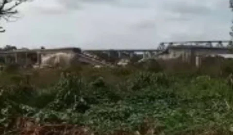 Veja momento exato em que ponte entre os estados do MA e TO começa a desabar