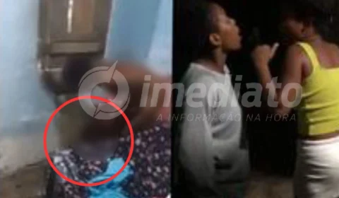 VEJA VÍDEO: mulher é flagrada agredindo filha e acaba sendo espancada por vizinhos
