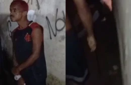 Tribunal do crime: vídeo mostra punição a homem por dívida de drogas na Vila Vintém