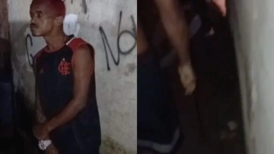 Tribunal do crime: vídeo mostra punição a homem por dívida de drogas na Vila Vintém