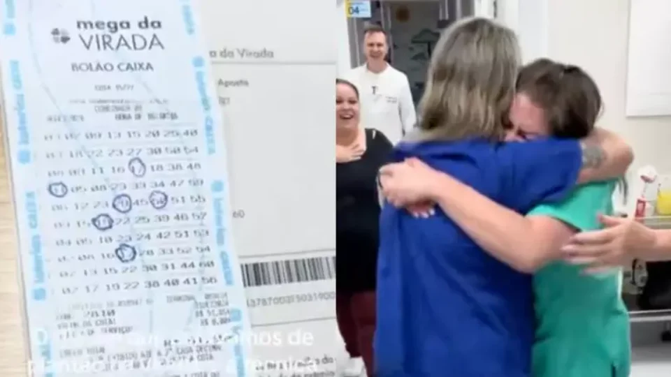 VEJA VÍDEO: técnica de enfermeira se confunde e viraliza ao comemorar ‘vitória’ na Mega da Virada