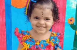 Menina de dois anos baleada na cabeça em Pilares permanece em estado grave