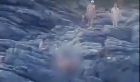 VEJA VÍDEO: 15 homens são flagrados em momentos íntimos em praia no RJ