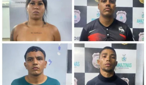 Vídeo: Quadrilha fortemente armada é presa pela Rocam em tentativa de assalto em Manaus