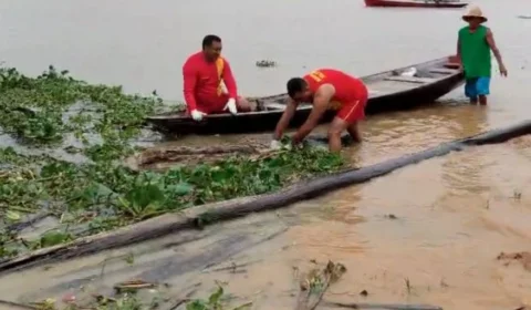 Vídeo: Corpo é encontrado boiando próximo ao porto de Manacapuru