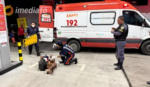 Homem é baleado nas mãos em posto de combustível na Avenida Itaúba