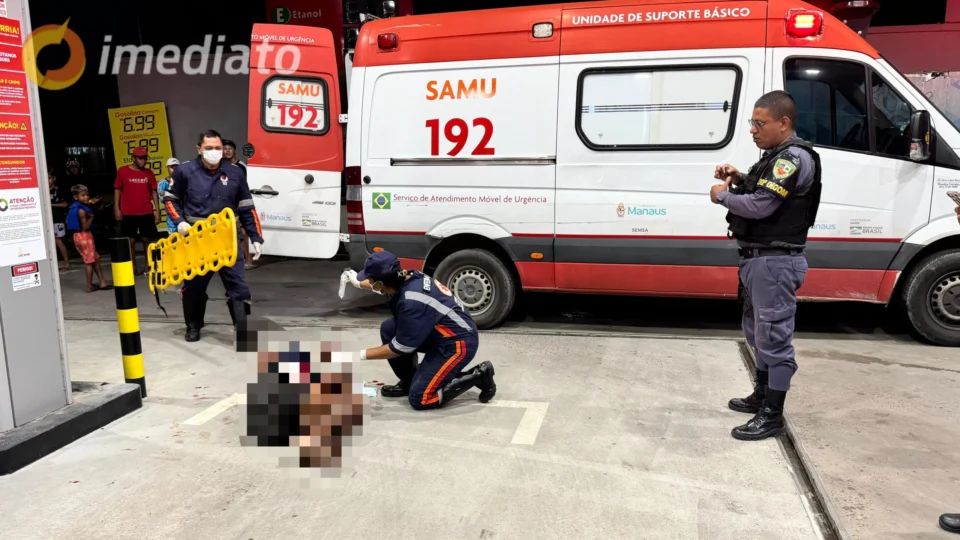 Homem é baleado nas mãos em posto de combustível na Avenida Itaúba