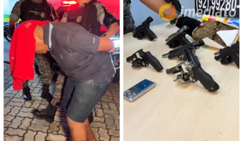 Vulgo ‘Macaco’, líder do tráfico da zona Centro-Oeste, é preso com 7 armas e 6 tabletes de maconha