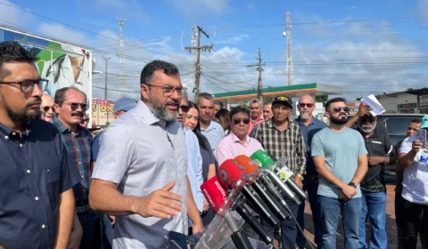 Governador Wilson Lima anuncia início dos atendimentos em carreta de saúde em Iranduba