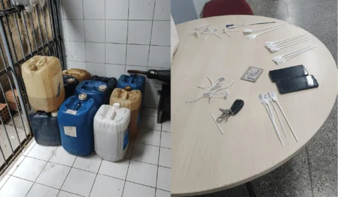 Dupla é presa em flagrante por desvio de combustível no Distrito Industrial