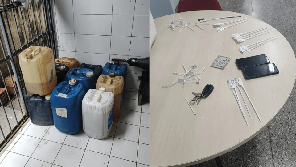 Dupla é presa em flagrante por desvio de combustível no Distrito Industrial