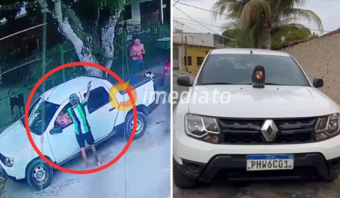 VEJA VÍDEOS: polícia recupera carro roubado no bairro Cidade Nova