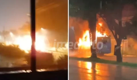 VEJA VÍDEO: ataques e ônibus incendiados paralisam transporte coletivo em Porto Velho