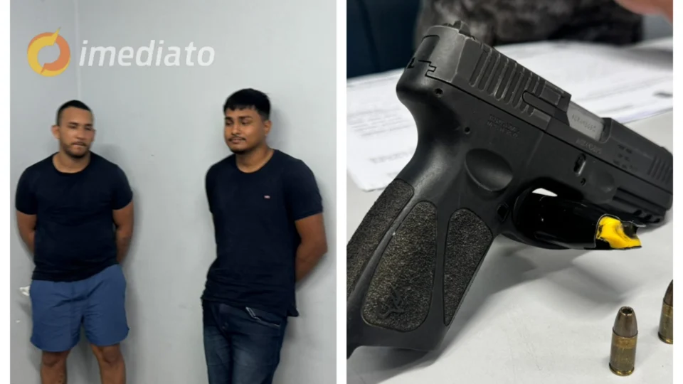 Dupla criminosa que furtava carros usando ‘Chapolin’ é presa com arma roubada em Manaus