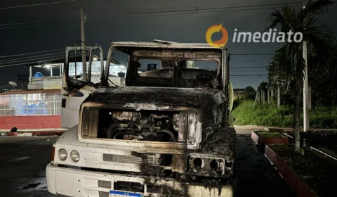 Caminhão explode e motorista fica gravemente ferido na AM-010