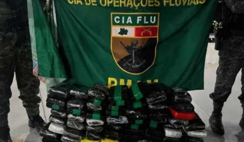 Mais de 70 kg de drogas são apreendidos em barco vindo de Tabatinga