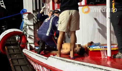 Trabalhador tem perna esmagada durante trabalho na Balsa Amarela, em Manaus